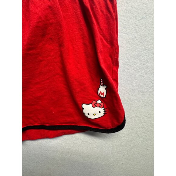 Red Hello Kitty Womens Lounge Shorts Size 5XL By Shein - Picture 2 of 6